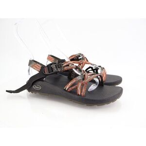 Chaco Sandals Women Sz 8 ZX1 Classic Sports Orange Double Strapped Hiking Shoes